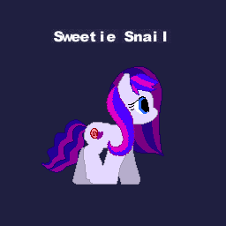 Size: 256x256 | Tagged: safe, derpibooru import, oc, oc:sweetie snail, unofficial characters only, pony, plat world, solo