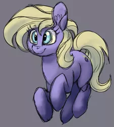 Size: 657x729 | Tagged: safe, artist:lockhe4rt, derpibooru import, power chord, earth pony, pony, female, gray background, mare, simple background, smiling, solo