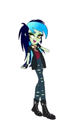 Size: 439x670 | Tagged: safe, artist:rainbow15s, derpibooru import, oc, oc:celeste splash, unofficial characters only, equestria girls, dazzling, punk