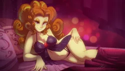 Size: 4444x2500 | Tagged: suggestive, artist:light262, derpibooru import, adagio dazzle, equestria girls, babydoll, babydoll lingerie, bedroom eyes, belly button, breasts, busty adagio dazzle, clothes, draw me like one of your french girls, female, lingerie, lip bite, looking at you, negligee, nightgown, seductive, seductive look, seductive pose, solo, solo female, stupid sexy adagio dazzle