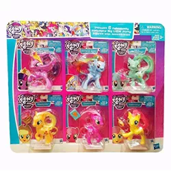 Size: 466x466 | Tagged: safe, derpibooru import, applejack, cheerilee, fluttershy, lyra heartstrings, rainbow dash, twilight sparkle, twilight sparkle (alicorn), alicorn, pony, unicorn, doll, flat, floor, hasbro, my little pony, my little pony logo, toy, window