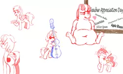 Size: 3000x1809 | Tagged: artist:thewindking, braeburn, cello, cheerilee, chubbilee, dancing, derpibooru import, derpy hooves, fat, food, impending disaster, lyra heartstrings, muffin, musical instrument, obese, simple background, sketch, sketch dump, suggestive, vinyl scratch, wardrobe malfunction