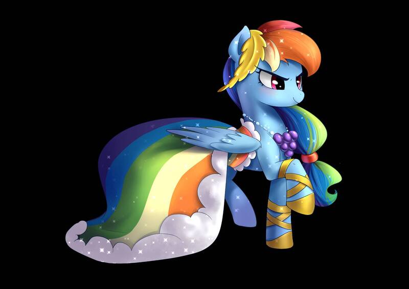 rainbow dash gala dress