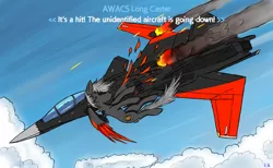 Size: 1500x925 | Tagged: safe, artist:lth935, derpibooru import, pegasus, pony, ace combat, ace combat 7, aircraft, x-02 wyvern