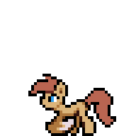 Size: 192x192 | Tagged: safe, artist:bitassembly, derpibooru import, harpy, monster pony, original species, animated, backflip, feather, flying, game:filly astray, jumping, kick, pixel art, simple background, sprite, transparent background, wings