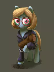 Size: 600x800 | Tagged: safe, artist:lachtaube, derpibooru import, ponified, pony, log lady, margaret lanterman, twin peaks