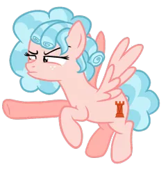 Size: 752x810 | Tagged: safe, derpibooru import, cozy glow, pegasus, pony, cozy glow is not amused, female, flying, freckles, mare, older, older cozy glow, raised hoof, raised leg, simple background, solo, transparent background