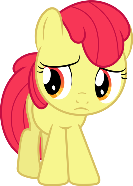 Size: 4884x6828 | Tagged: safe, artist:siaphra, derpibooru import, edit, editor:slayerbvc, vector edit, apple bloom, earth pony, pony, absurd resolution, accessory-less edit, female, filly, missing accessory, simple background, solo, transparent background, vector
