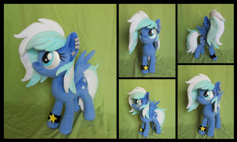 Size: 4391x2639 | Tagged: safe, artist:fireflytwinkletoes, derpibooru import, oc, oc:starlight starbright, pegasus, pony, female, irl, mare, photo, plushie, solo