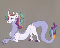 Size: 1806x1454 | Tagged: artist:nightshade2004, derpibooru import, hybrid, oc, oc:cristobal, offspring, parent:mistmane, parent:steven magnet, safe, solo