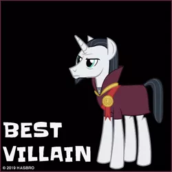 Size: 1080x1080 | Tagged: safe, derpibooru import, official, part of a set, chancellor neighsay, pony, unicorn, best villain, part of a series, solo