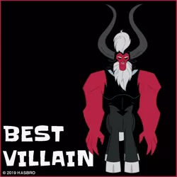 Size: 1080x1080 | Tagged: best villain, black background, centaur, cloven hooves, derpibooru import, lord tirek, male, nose piercing, nose ring, official, part of a series, part of a set, piercing, safe, simple background, solo