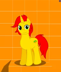 Size: 1920x2290 | Tagged: safe, artist:terminalhash, derpibooru import, oc, oc:rouzfirecarrot, unofficial characters only, pony, unicorn, solo, vector