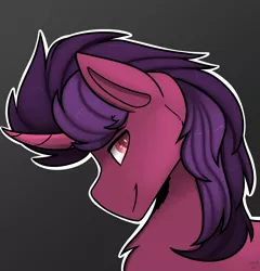 Size: 3500x3641 | Tagged: safe, artist:sailor, deleted from derpibooru, derpibooru import, oc, oc:rubellite, unofficial characters only, pony, unicorn, male, rule 63, smiling, smirk, stallion