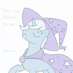 Size: 2400x2400 | Tagged: source needed, safe, artist:cymek, derpibooru import, trixie, pony, clothes, rule 63, solo, tristan