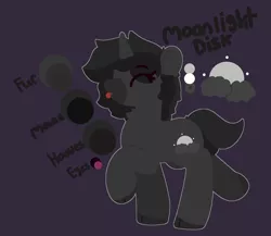 Size: 2030x1760 | Tagged: safe, artist:moonydusk, derpibooru import, oc, oc:moonlight disk, unofficial characters only, pony, unicorn, eyes closed, female, mare, reference sheet, simple background, solo, tongue out