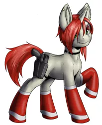 Size: 738x900 | Tagged: safe, artist:aphexangel, derpibooru import, oc, unofficial characters only, pony, unicorn, gun, solo, weapon