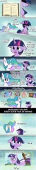 Size: 1956x9021 | Tagged: safe, artist:artiks, derpibooru import, applejack, fluttershy, moondancer, pinkie pie, princess celestia, rainbow dash, rarity, starlight glimmer, sunset shimmer, twilight sparkle, twilight sparkle (alicorn), alicorn, amending fences, equestria girls, friendship is magic, magical mystery cure, the cutie re-mark, book, comic, dialogue, end of ponies, floppy ears, mane six, sad, twilighting