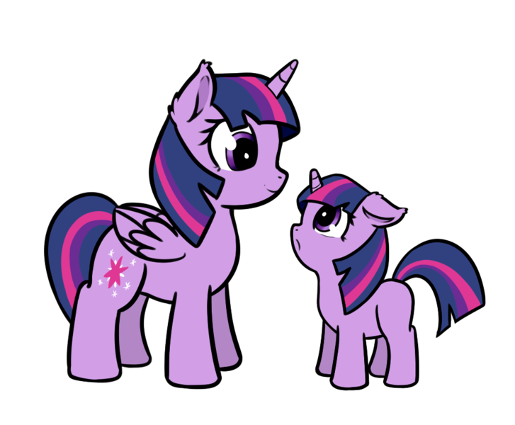 Size: 973x803 | Tagged: safe, artist:neuro, derpibooru import, twilight sparkle, twilight sparkle (alicorn), alicorn, pony, unicorn, blank flank, cute, ear fluff, female, filly, filly twilight sparkle, floppy ears, mare, self ponidox, simple background, transparent background, twiabetes, unicorn twilight, younger