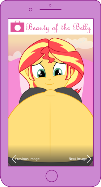 Size: 1280x2350 | Tagged: suggestive, artist:mintydrop2013, artist:pacificside18, derpibooru import, sci-twi, sunset shimmer, twilight sparkle, equestria girls, belly, belly button, big belly, breasts, erect nipples, female, looking at you, looking down, offscreen character, outie belly button, pov, pregnancy fetish, pregnant, pregnant equestria girls, solo, solo female, sunset preggers, underbelly