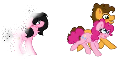 Size: 990x470 | Tagged: safe, artist:moonlightdisney5, derpibooru import, cheese sandwich, pinkie pie, oc, oc:moonlight, pony, blushing, cheesepie, crying, deteriorating, female, fluffy, freckles, male, sad, shipping, straight