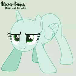 Size: 2000x2000 | Tagged: safe, derpibooru import, alicorn, pony, base, female, mare, ms paint friendly