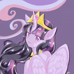 Size: 2048x2048 | Tagged: alicorn, anthro, artist:moh_mlp2, crown, cute, derpibooru import, female, jewelry, princess twilight 2.0, regalia, safe, the last problem, twiabetes, twilight sparkle, twilight sparkle (alicorn)