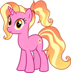 Size: 1285x1316 | Tagged: safe, artist:crystalmagic6, derpibooru import, luster dawn, pony, unicorn, the last problem, cutie mark, female, mare, simple background, smiling, transparent background, vector