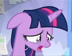 Size: 1191x940 | Tagged: safe, derpibooru import, screencap, twilight sparkle, twilight sparkle (alicorn), alicorn, pony, the ending of the end, cropped, crying, despair, floppy ears, open mouth, sad, solo