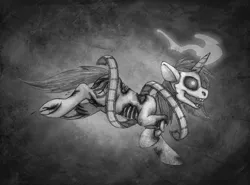 Size: 2232x1650 | Tagged: semi-grimdark, artist:aisu-isme, derpibooru import, oc, pony, film reel