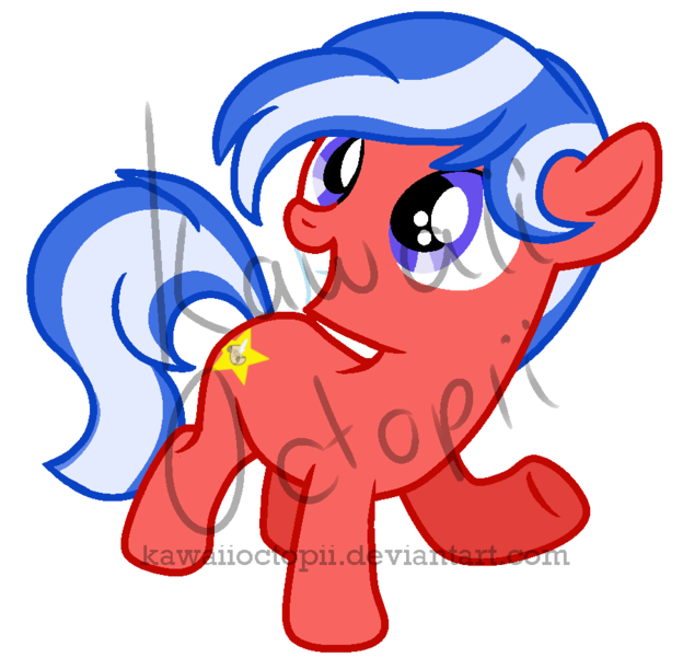 Size: 898x864 | Tagged: safe, artist:kawaiioctopii, deleted from derpibooru, derpibooru import, oc, earth pony, pony, commission, food, photo, popsicle, simple background, solo, transparent background