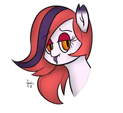 Size: 2400x2200 | Tagged: safe, artist:toricelli, derpibooru import, edit, oc, oc:arrhythmia, unofficial characters only, bat pony, pony, bust, lineart, shading, simple background, solo, transparent background, watermark