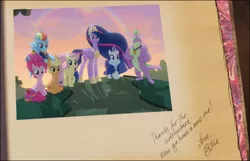 Size: 734x473 | Tagged: safe, derpibooru import, edit, edited screencap, screencap, applejack, fluttershy, pinkie pie, rainbow dash, rarity, spike, twilight sparkle, twilight sparkle (alicorn), alicorn, dragon, earth pony, pegasus, pony, unicorn, the last problem, end of ponies, gigachad spike, mane seven, mane six, older, older applejack, older fluttershy, older mane seven, older mane six, older pinkie pie, older rainbow dash, older rarity, older spike, older twilight, up