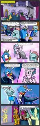 Size: 1460x4510 | Tagged: safe, artist:metal-jacket444, derpibooru import, berry blend, berry bliss, citrine spark, fire quacker, gallus, november rain, ocellus, peppermint goldylinks, sandbar, silverstream, smolder, yona, changedling, changeling, classical hippogriff, dragon, earth pony, gryphon, hippogriff, pony, yak, comic:the dark labyrinth, canterlot boutique, ;p, blushing, clothes, comic, cute, diaocelles, diastreamies, dress, female, friendship student, frilly underwear, gallabetes, gallstream, male, mirror, one eye closed, panties, panties on head, pink underwear, sandabetes, shipping, smolderbetes, straight, student six, tongue out, underwear, wardrobe misuse, yonadorable