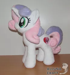 Size: 1894x2041 | Tagged: safe, artist:allunacraft, derpibooru import, sweetie belle, pony, irl, older, older sweetie belle, photo, plushie, solo