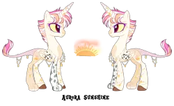 Size: 4001x2445 | Tagged: artist:starling-sentry-yt, derpibooru import, female, hybrid, interspecies offspring, oc, oc:aurora sunshine, offspring, parent:discord, parent:princess celestia, parents:dislestia, safe, simple background, solo, transparent background, unofficial characters only, vector