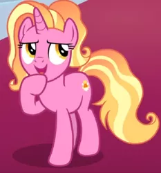 Size: 716x768 | Tagged: safe, derpibooru import, screencap, luster dawn, pony, unicorn, the last problem, cropped, female, mare, open mouth, solo, thinking