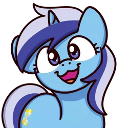 Size: 1000x1000 | Tagged: safe, artist:sugar morning, derpibooru import, minuette, pony, unicorn, bust, cat face, cat smile, cute, female, looking at you, mare, minubetes, open mouth, simple background, smiling, smiling at you, solo, sugar morning's smiling ponies, transparent background