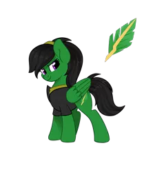 Size: 1800x2000 | Tagged: artist:afkcyrist, clothes, cutie mark, derpibooru import, hairband, jacket, looking at you, oc, oc:thunder arrow, pegasus, safe, simple background, transparent background, unofficial characters only