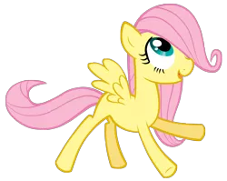Size: 5000x3986 | Tagged: safe, artist:petraea, derpibooru import, fluttershy, pony, absurd resolution, female, filly, filly fluttershy, simple background, solo, transparent background, vector, younger