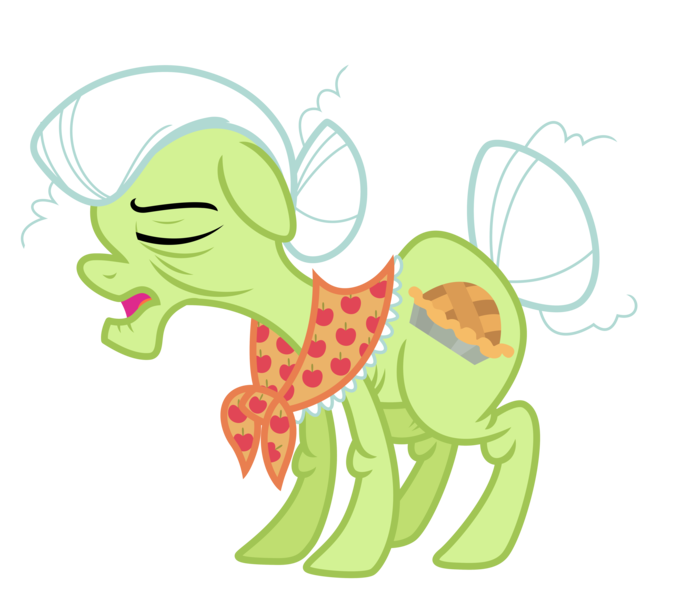 Size: 6308x5584 | Tagged: safe, artist:estories, derpibooru import, granny smith, pony, absurd resolution, simple background, solo, transparent background, vector