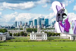 Size: 1280x854 | Tagged: safe, artist:jhayarr23, derpibooru import, coloratura, pony, countess coloratura, female, giant pony, giantess, highrise ponies, irl, london, macro, photo, ponies in real life, show accurate, united kingdom