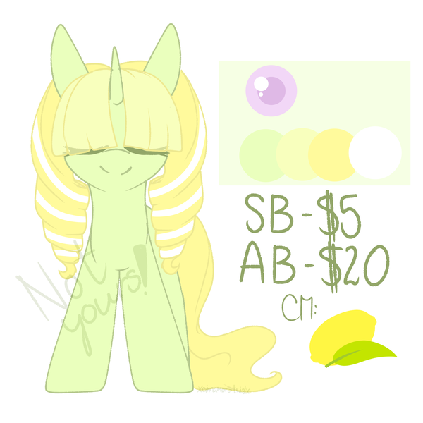 Size: 3000x3000 | Tagged: safe, artist:xcinnamon-twistx, derpibooru import, oc, pony, unicorn, adoptable, advertisement, bangs, character sale, drills, oc sale, pigtails, reference sheet, sale