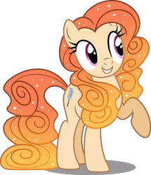 Size: 1920x2232 | Tagged: safe, artist:decprincess, derpibooru import, oc, unofficial characters only, earth pony, pony, female, high res, long mane, long tail, mare, raised leg, simple background, smiling, solo, transparent background