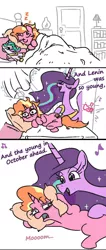 Size: 764x1803 | Tagged: safe, artist:jargon scott, derpibooru import, edit, luster dawn, princess celestia, starlight glimmer, alicorn, pony, unicorn, the last problem, alicornified, comic, communism, exploitable meme, lenin, meme, princess starlight glimmer, printheth thun, race swap, stalin glimmer, starlicorn, vladimir lenin, xk-class end-of-the-world scenario