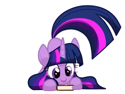 Size: 4128x3096 | Tagged: safe, artist:lovehtf421, derpibooru import, twilight sparkle, pony, behaving like a cat, book, bookhorse, cute, eyes on the prize, face down ass up, high res, looking at something, open mouth, simple background, solo, that pony sure does love books, transparent background, twiabetes