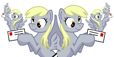 Size: 400x200 | Tagged: safe, artist:don-ko, derpibooru import, derpy hooves, pegasus, pony, animated, artifact, cute, derpabetes, derpception, droste effect, endless, envelope, female, gif, holding, hoof hold, inception, infinity, loop, mail, mare, perfect loop, recursion, silly, silly pony, simple background, smiling, solo, spread wings, strange, transparent background, wat, weird, wings