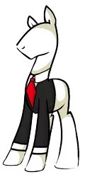 Size: 512x1068 | Tagged: safe, artist:pepooni, derpibooru import, ponified, pony, slenderman, slendermane, slenderpony