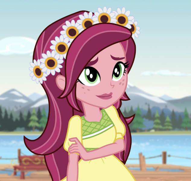 Size: 837x793 | Tagged: safe, derpibooru import, screencap, gloriosa daisy, equestria girls, legend of everfree, cropped, cute, daisybetes, female, solo