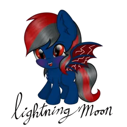 Size: 2048x2048 | Tagged: safe, artist:dawnshine, derpibooru import, oc, oc:lightning moon, unofficial characters only, bat pony, pony, bust, cute, looking at you, male, portrait, simple background, smiling, solo, stallion, transparent background